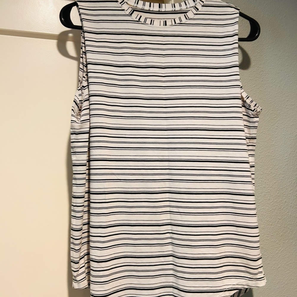 Lululemon Muscle Brunswick Striped Sleeveless Tank